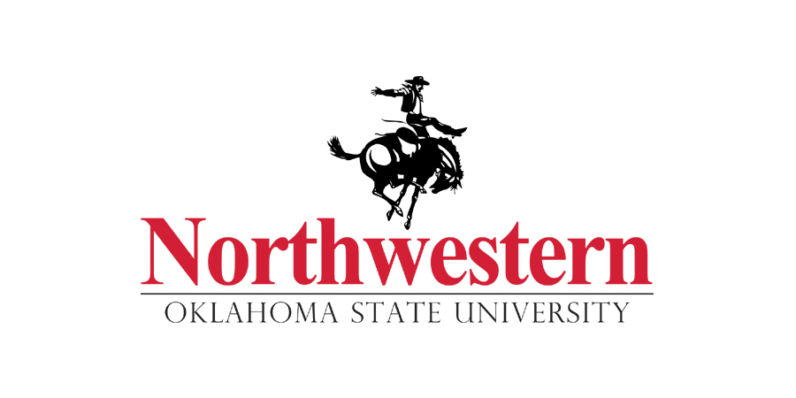 A logo of Northwestern Oklahoma State University for our ranking of 30 Great Small Colleges for a Teaching Degree