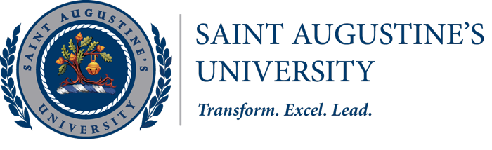 A logo of Saint Augustine's University for our ranking of 30 Great Small Colleges for a Teaching Degree