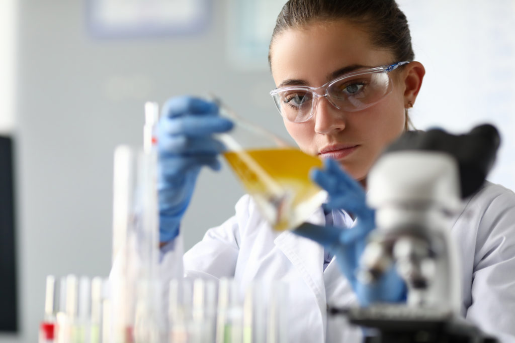 An image of a biochemist for our Ultimate Guide to Science and Engineering Degrees and Careers