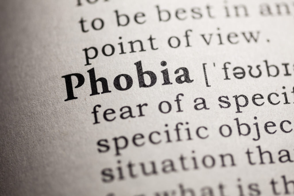 An image of a phobia dictionary entry for our FAQ on 5 Strange Phobias You Never Knew Existed