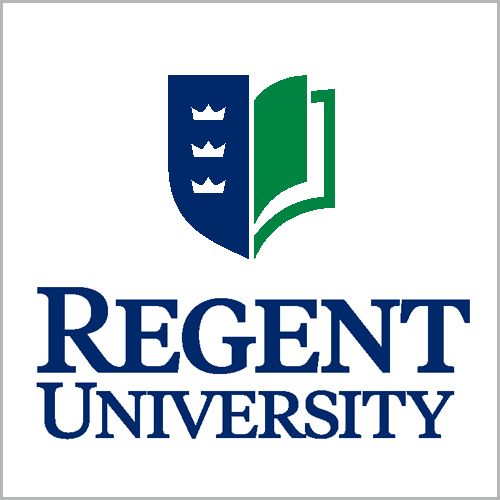 A logo of Regent University for our ranking of the 30 Best Online Bachelor’s in English Degrees