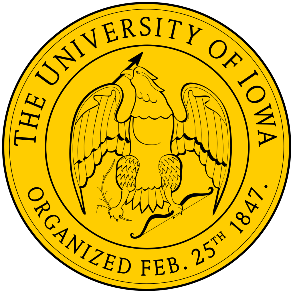 A logo of University of Iowa for our ranking of the 30 Best Online Bachelor’s in English Degrees