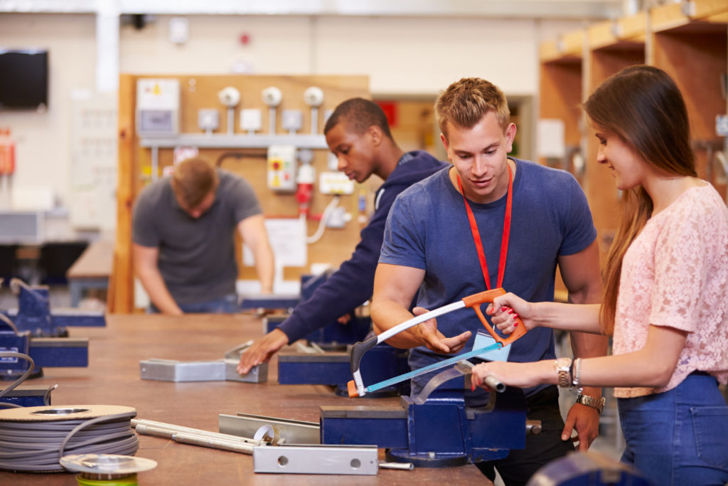 An image of electrician students for our Ultimate Guide to Trades Degrees and Careers