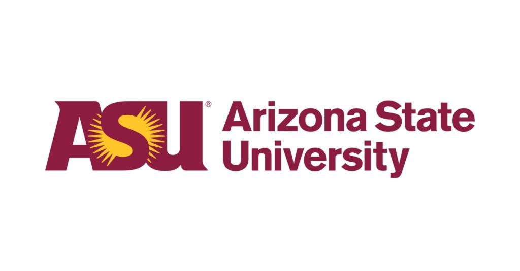 A logo of ASU for our ranking of 20 Most Affordable Online Bachelor’s in Foreign Language 