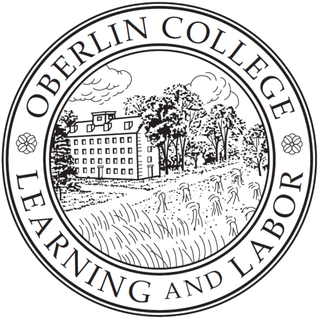 A logo of Oberlin College for our ranking of 30 Great Small Colleges for STEM Degrees 