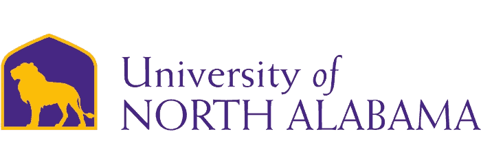 A logo of University of North Alabama for our ranking of 20 Most Affordable Online Bachelor’s in Foreign Language 