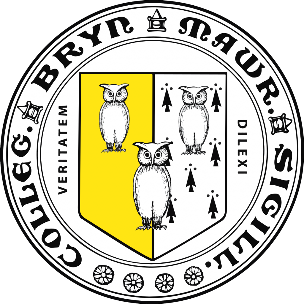 A logo of Bryn Mawr College for our ranking of the 30 Most Beautiful Small Colleges in America 