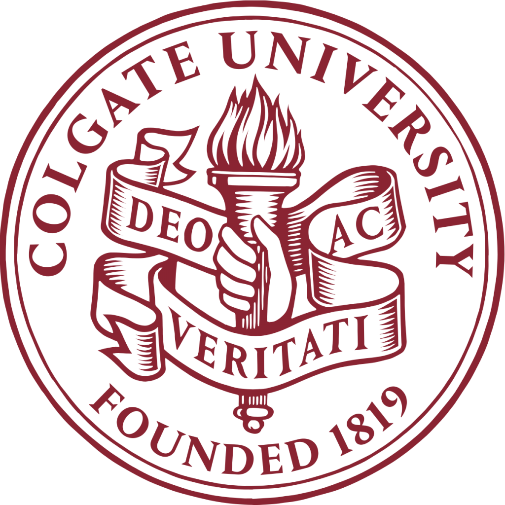 A logo of Colgate University for our ranking of the 50 Most Innovative Small Colleges
