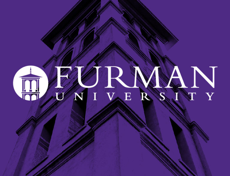 A logo of Furman University for our ranking of the 30 Most Beautiful Small Colleges in America 