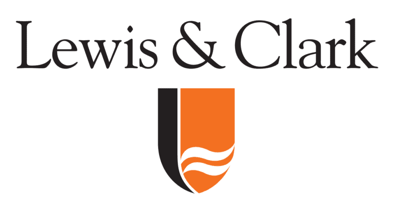 A logo of Lewis and Clark College for our ranking of the 30 Most Beautiful Small Colleges in America 