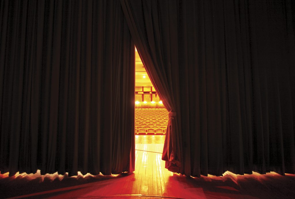 An image of a stage curtain for our FAQ on What’s the Best Degree Path to Becoming an Actor