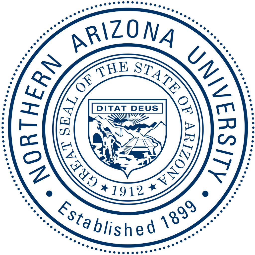 A logo of Northern Arizona University for our ranking on the 30 Best Affordable Online Bachelor’s in Hospitality Management