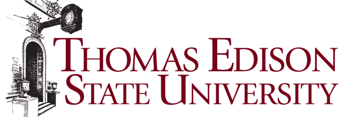 A logo of Thomas Edison State University for our ranking on the 30 Best Online Bachelor’s in Creative Writing or Professional Writing 