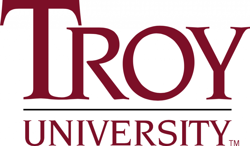A logo of Troy University for our ranking of the 30 Best Affordable Online Bachelor’s in Hospitality Management
