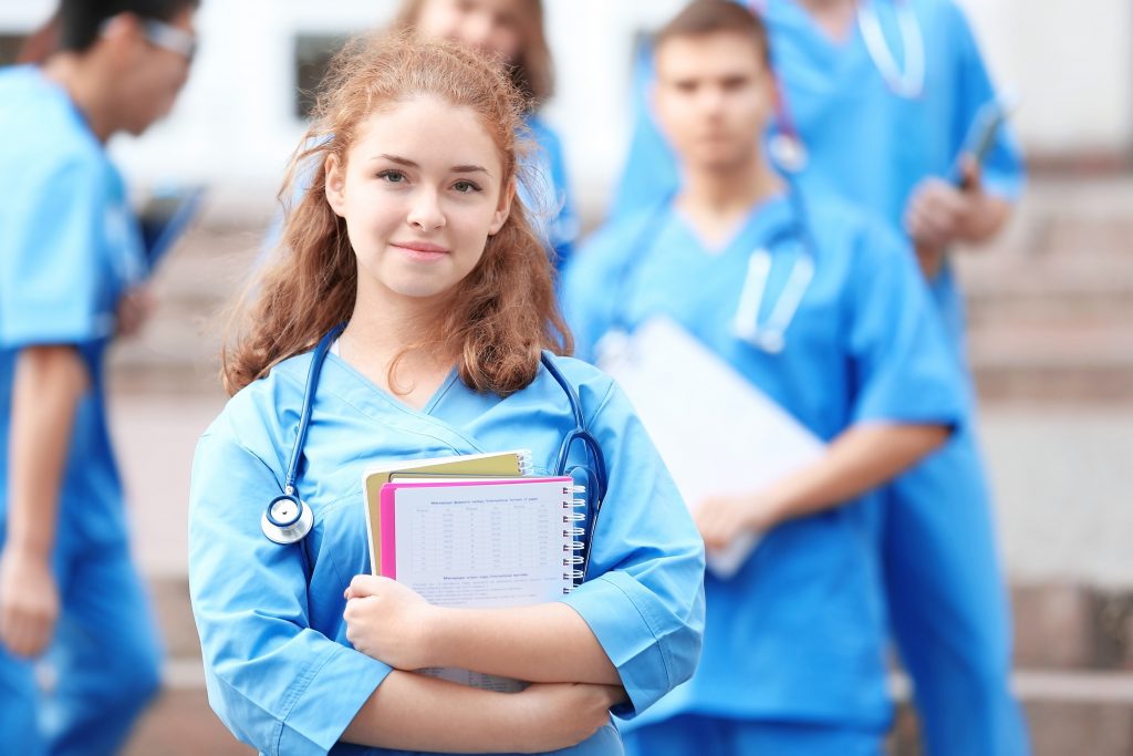An image of a nursing student for our list of 30 Great Degree Programs for Working Adults