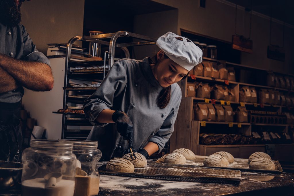 An image of a baker for our FAQ on What Is the Best Degree Path for Becoming a Baker
