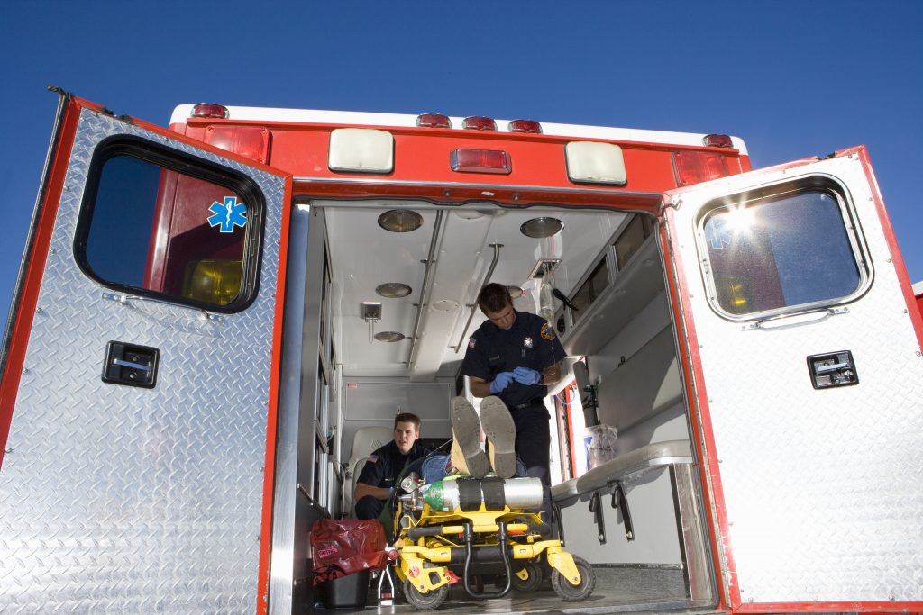 An image of an EMT for our FAQ on What Is the Best Degree Path for Becoming an EMT
