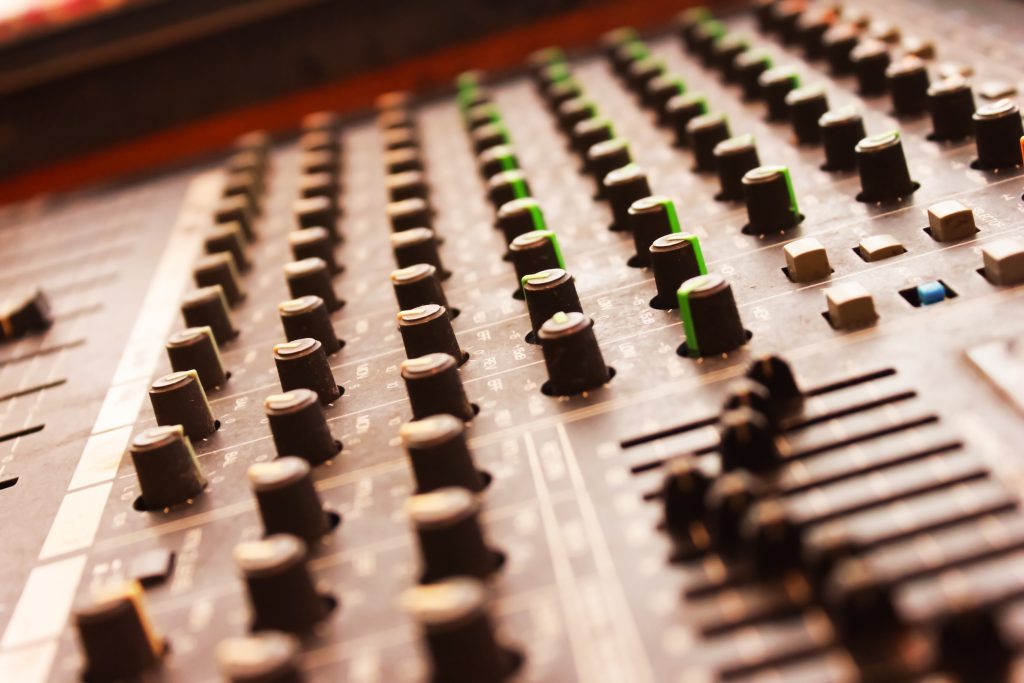 An image of a control panel for our FAQ on What Is the Best Degree Path for Becoming an Audio Video Technician