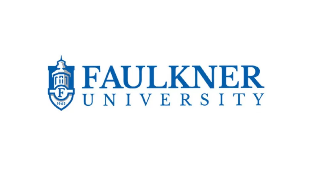A logo of Faulkner University for our ranking of 30 cheapest online criminal justice programs