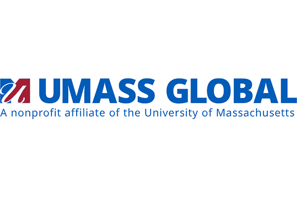 A logo of UMass Global for our ranking of 30 Cheapest Online Criminal Justice Programs