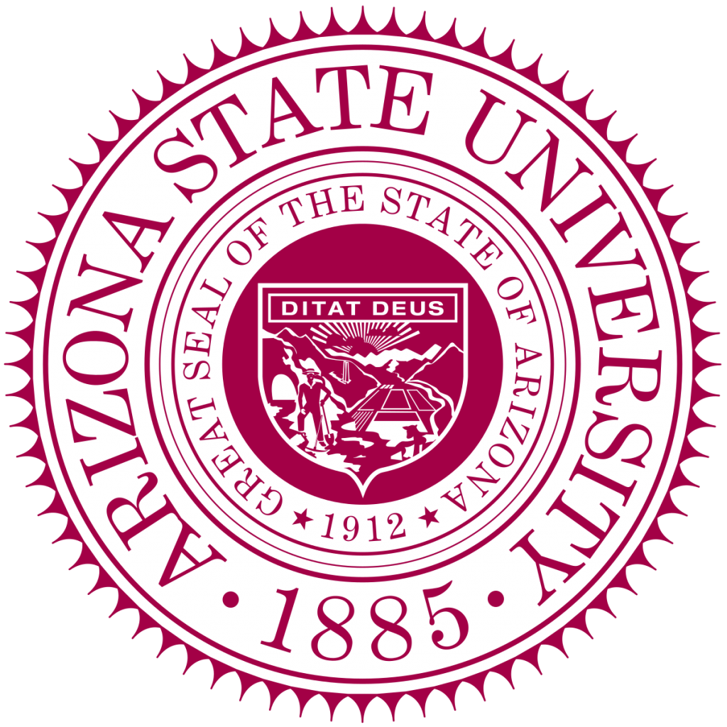 A logo of ASU for our ranking of the Top 30 Cheapest Psychology Degree Online Programs