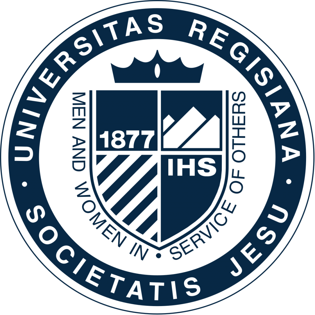 A logo of Regis University for our ranking of 30 Best Online IT Degree Programs To Study in College