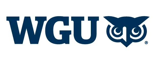 A logo of WGU for our ranking on 30 Best Online BBA Accounting Degree Programs