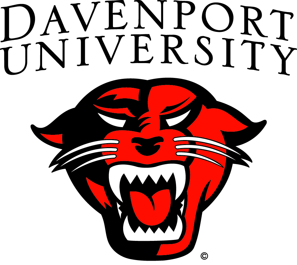 A logo of Davenport University for our ranking of 30 best sports management colleges
