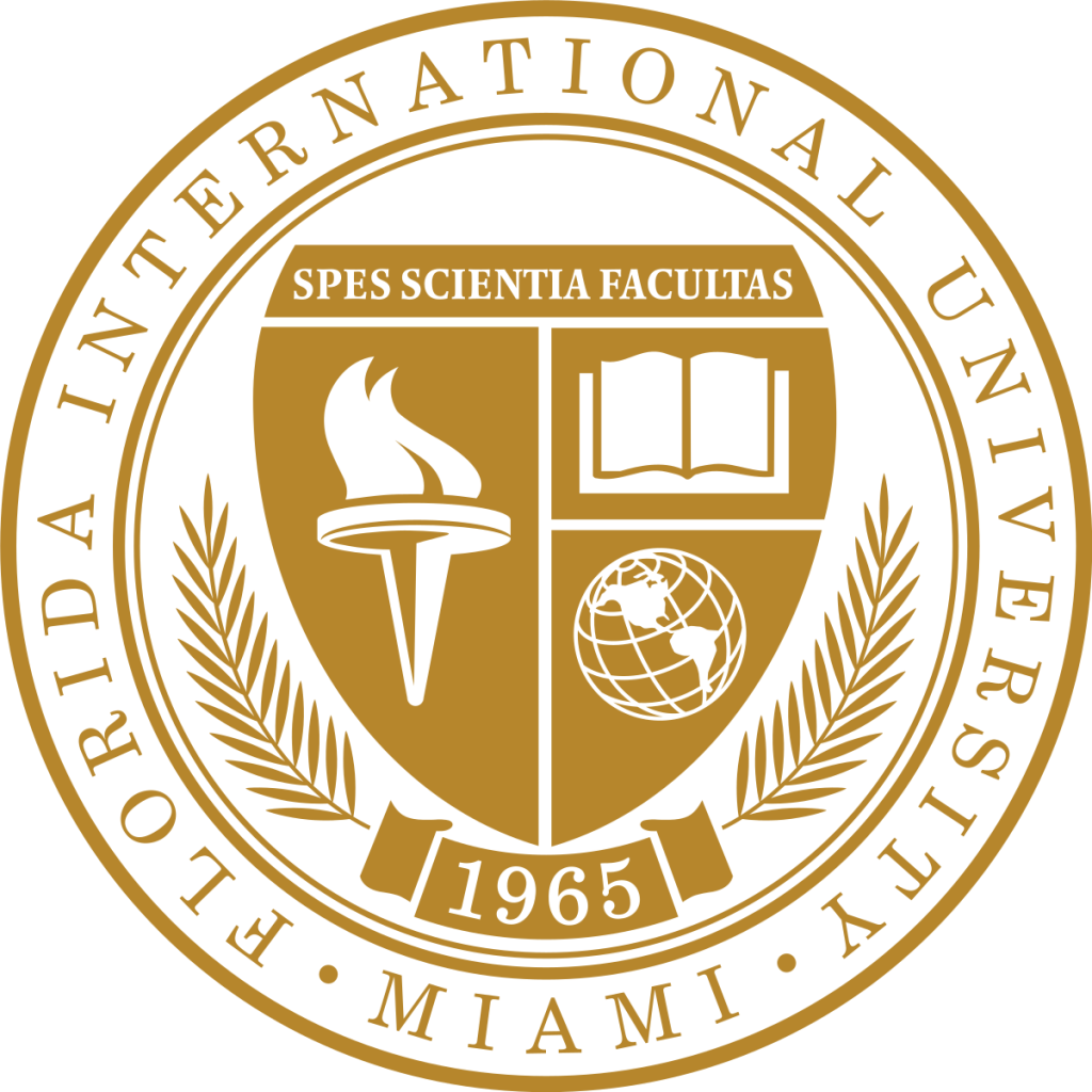 A logo of FIU for our ranking of 30 best sports management colleges