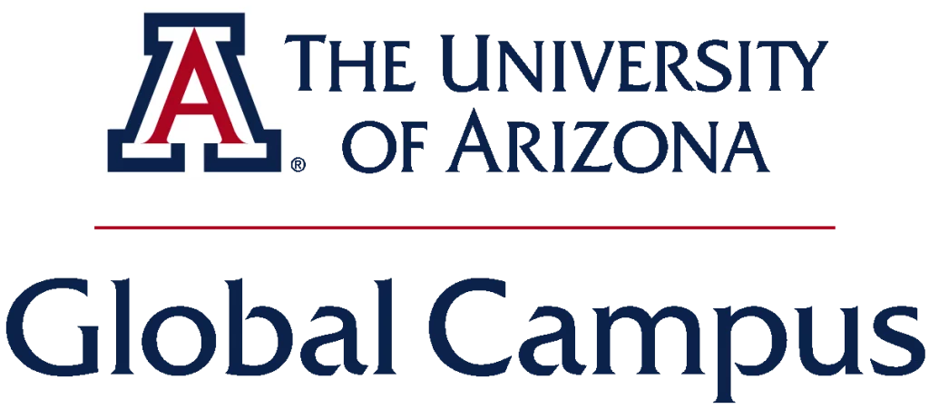 A logo of University of Arizona Global for our ranking of 30 best sports management colleges