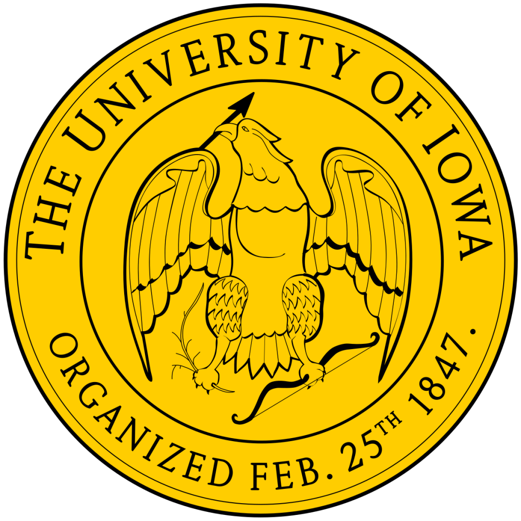 A logo of University of Iowa for our ranking of 50 Online RN to BSN
