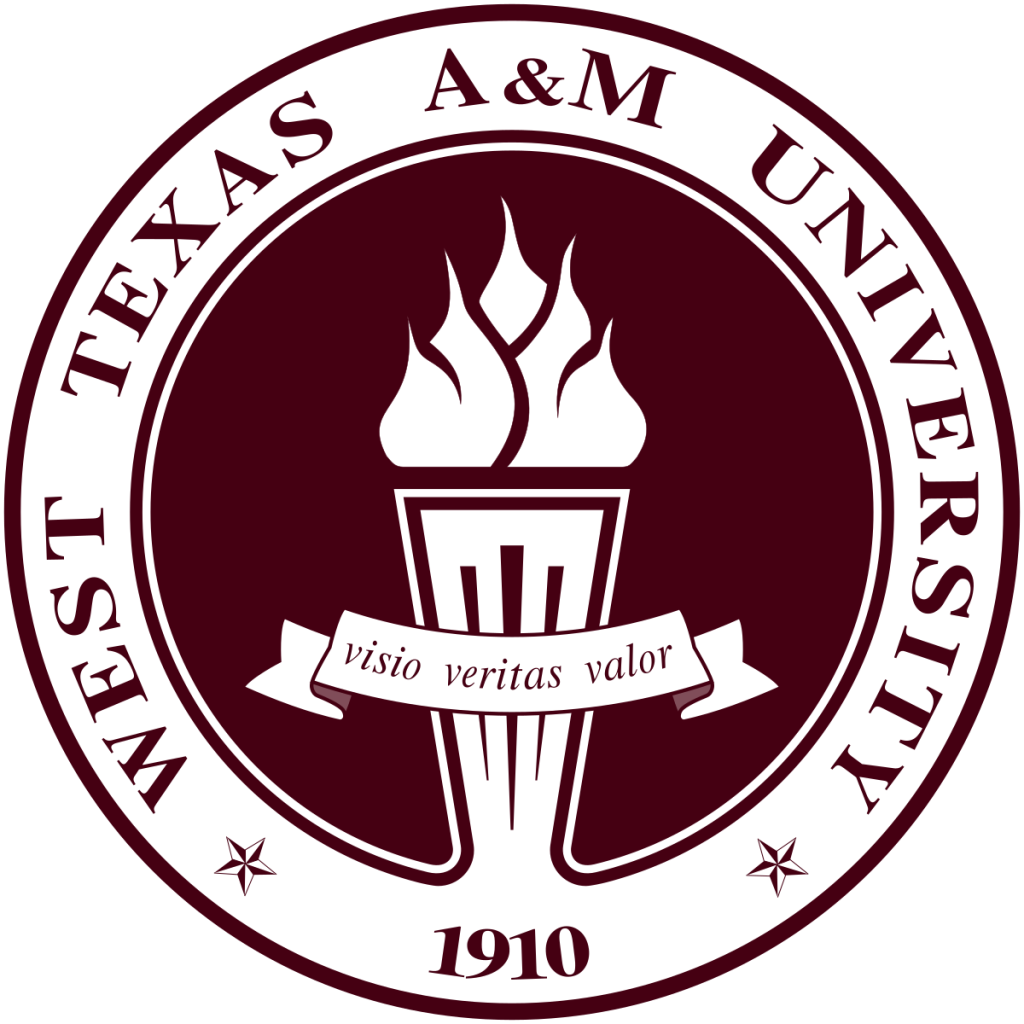 A logo of West Texas A&M for our ranking of 50 Online RN to BSN