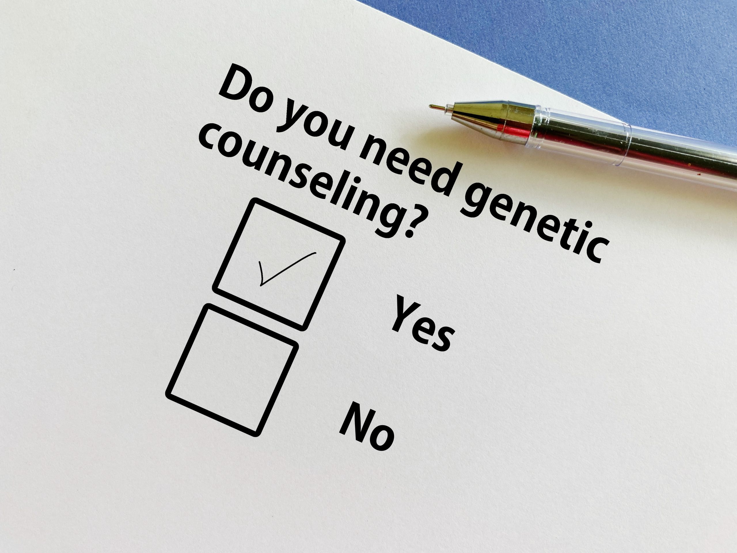 An image of a genetic counseling questionnaire for our FAQ on How to Become a Genetic Counselor and Which Degree to Get