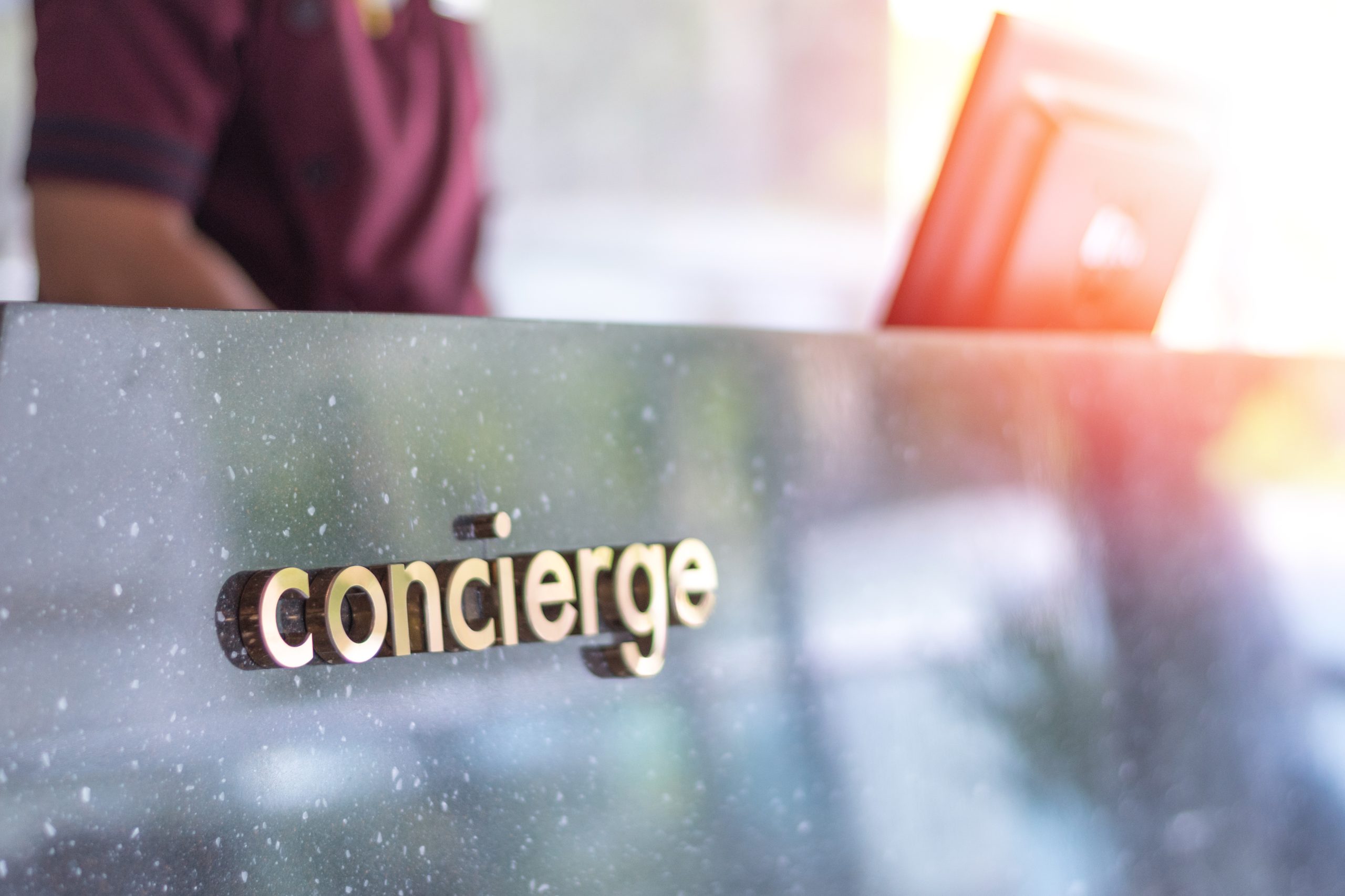An image of a concierge desk for our FAQ on How Do You Become a Hotel Concierge