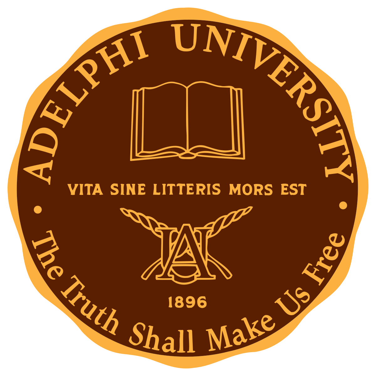 Logo of Adelphi University for our school profile