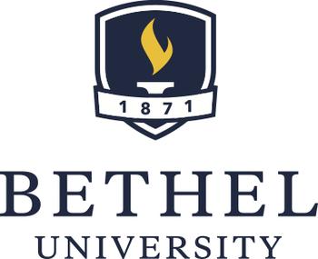 A logo of Bethel University for our school profile