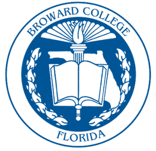 A logo of Broward College for our school profile