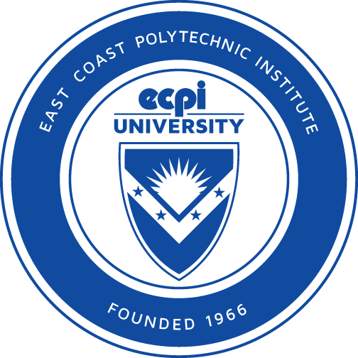 A logo of ECPI University for our school profile