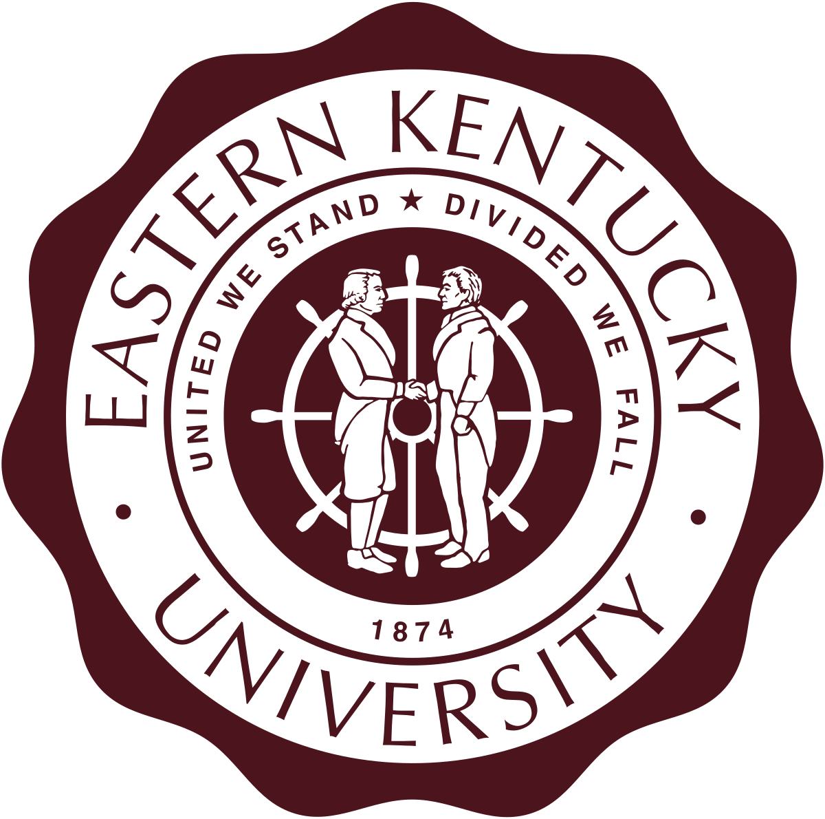 A logo of Eastern Kentucky University for our school profile