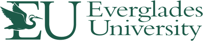 A logo of Everglades University for our school profile