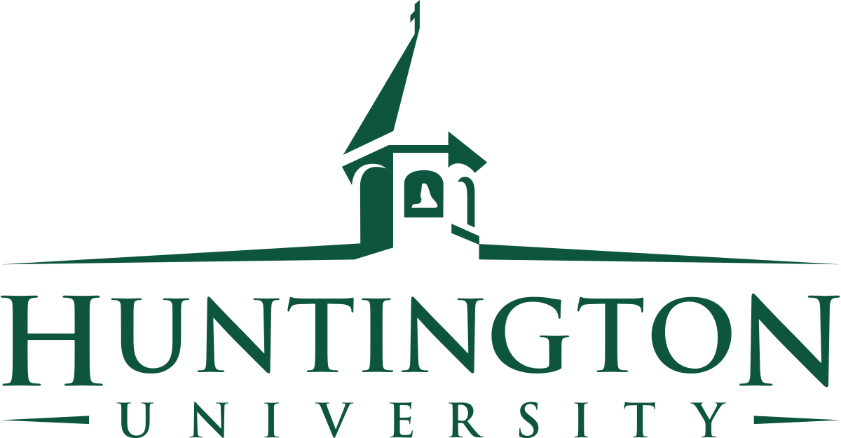 A logo of Huntington University for our school profile
