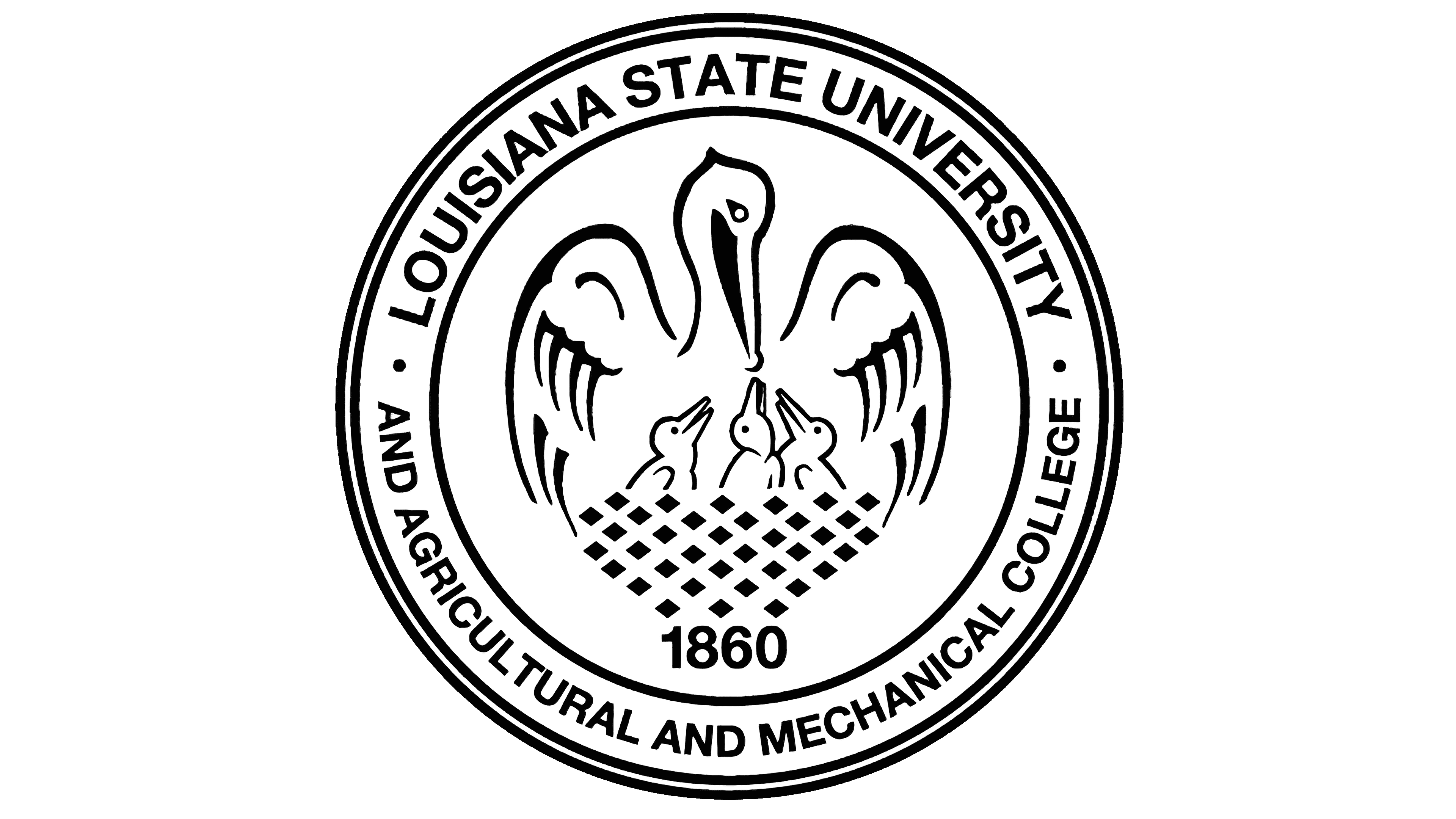 A logo of Louisiana State University for our school profile