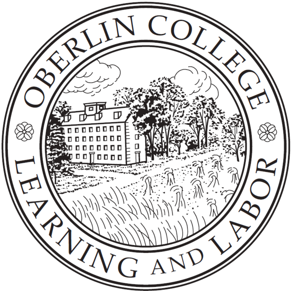 A logo of Oberlin College for our school profile