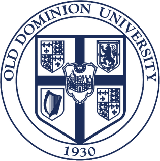 A logo of Old Dominion University for our school profile