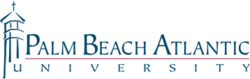 A logo of Palm Beach Atlantic University for our school profile