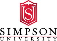 A logo of Simpson University for our school profile