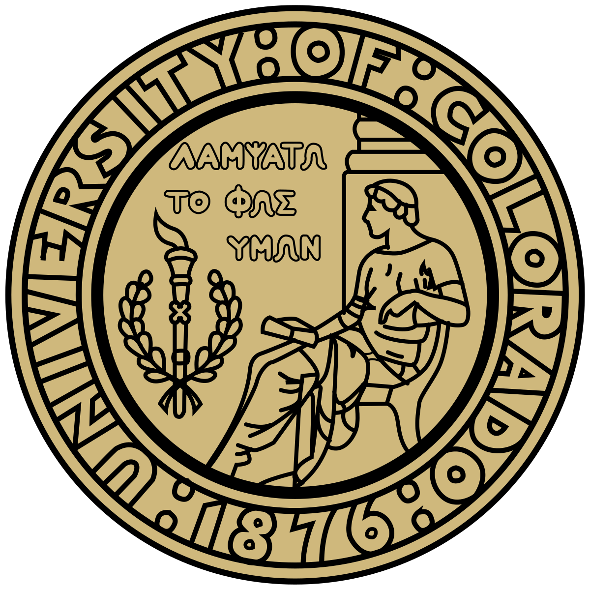 Logo of University of Colorado for our school profile