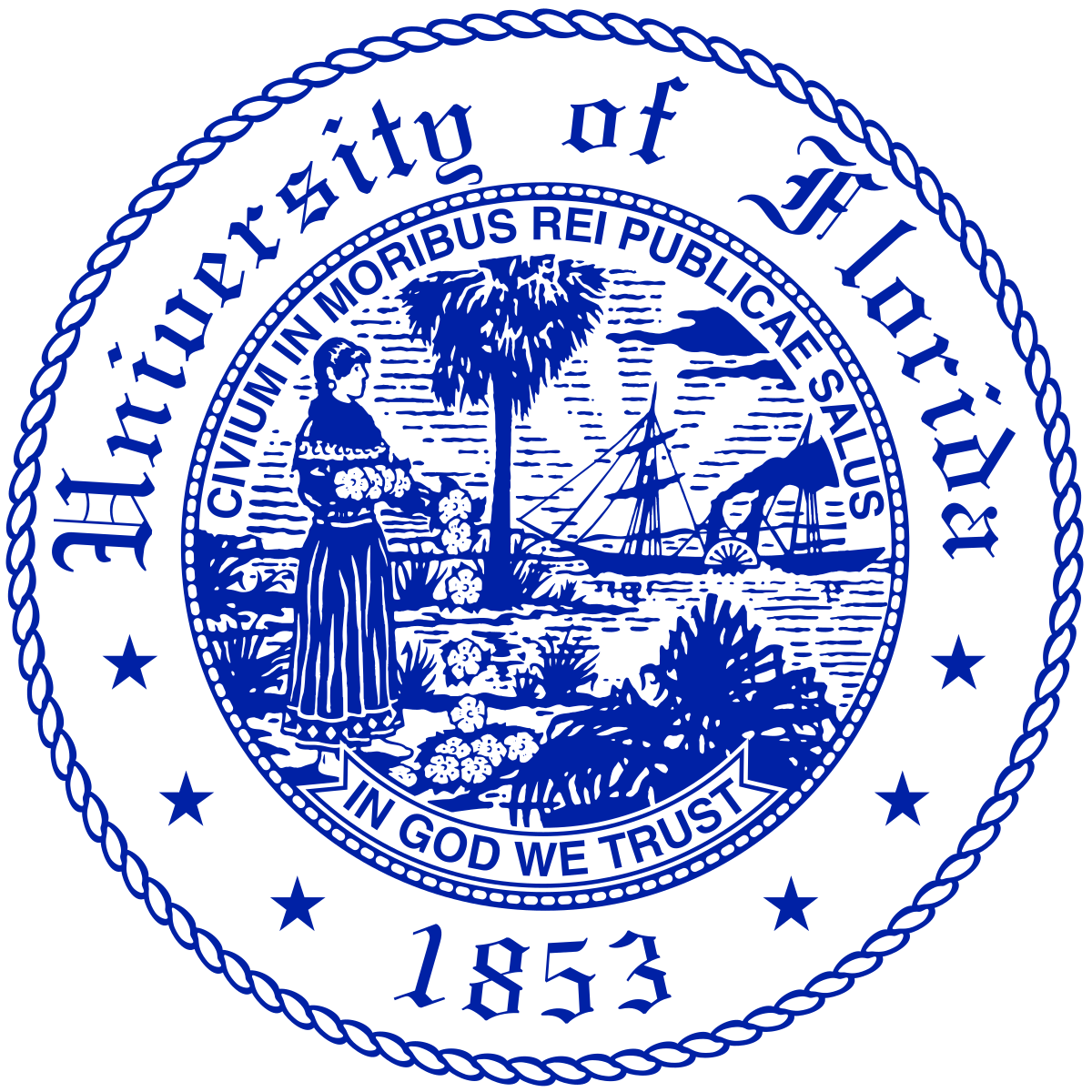 A logo of University of Florida for our school profile