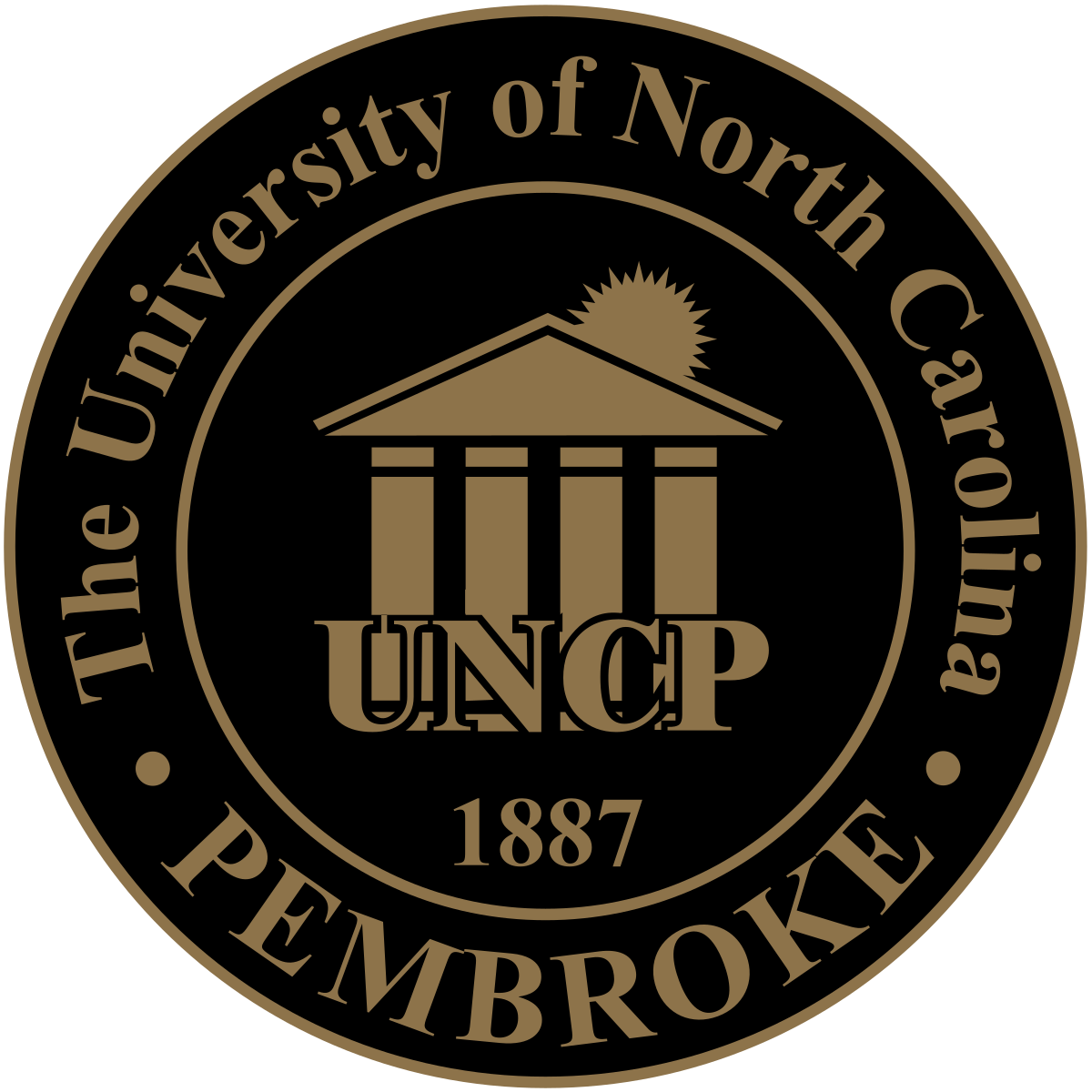 A logo of University of North Carolina at Pembroke for our school profile