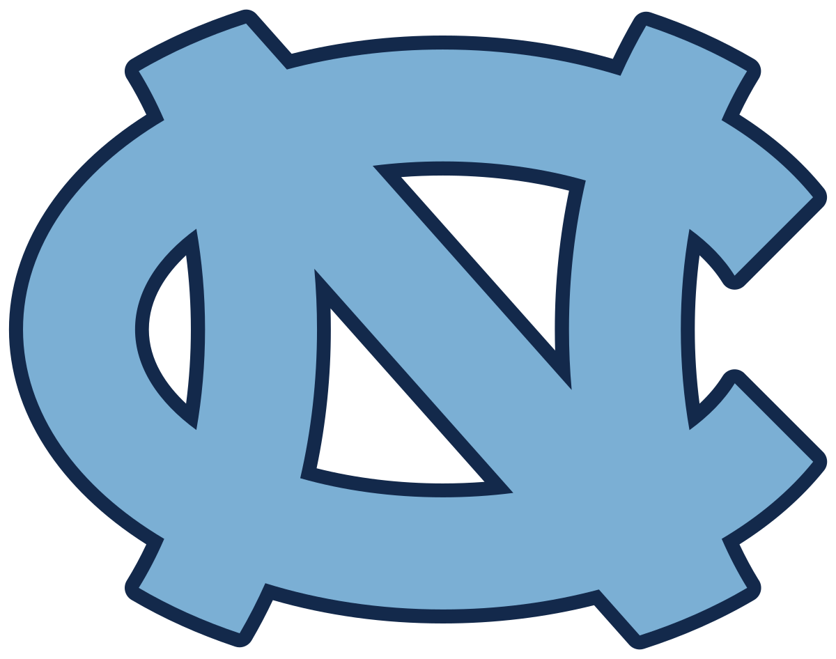 A logo of University of North Carolina for our school profile
